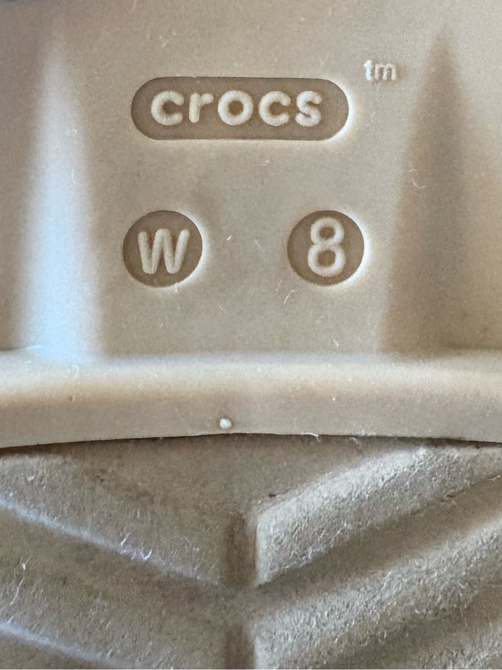 Crocs Tulum Toe Post Toe Sandals Black Tan Strappy Slip On Flip Flop Size 8 - Picture 6 of 13